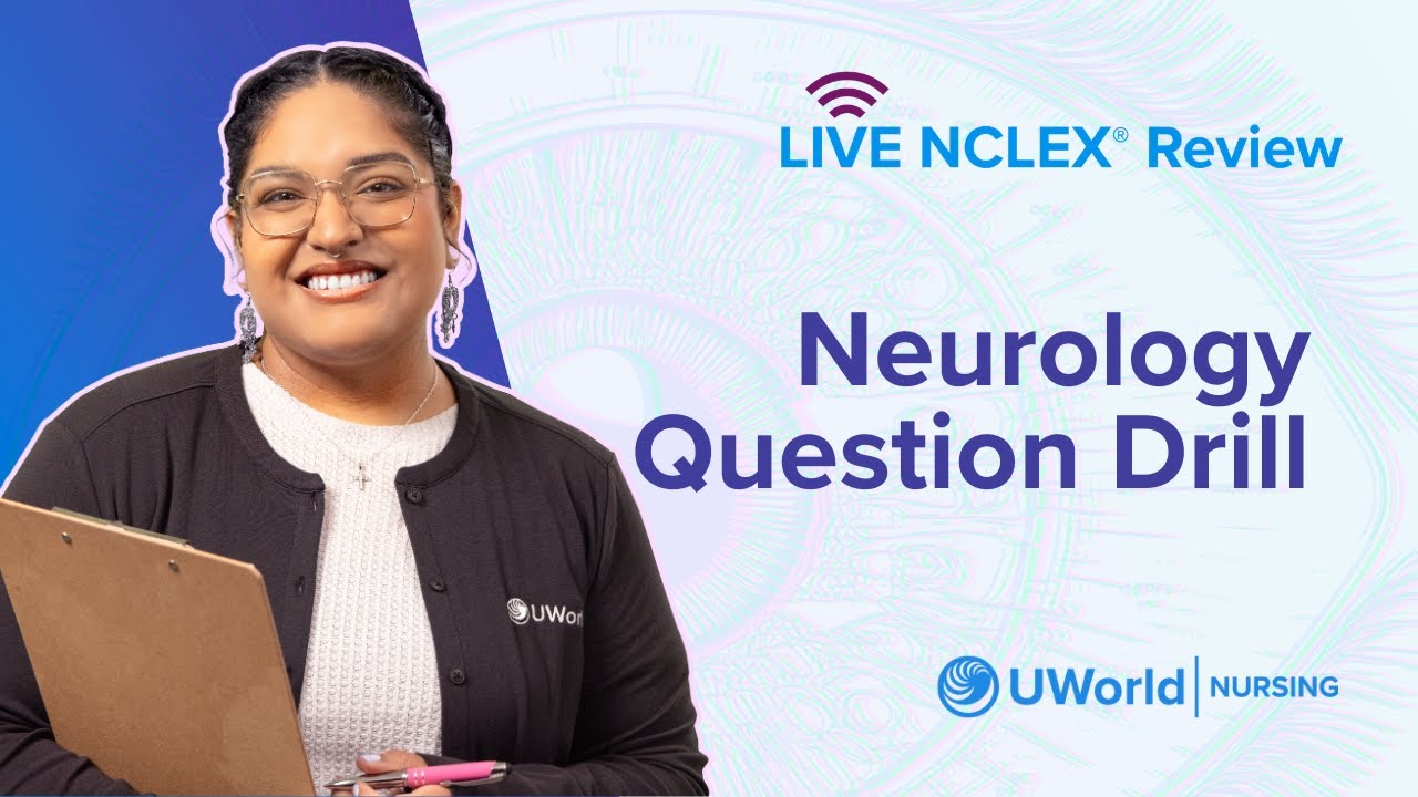 Практический разбор вопросов по неврологии для экзамена NCLEX® в режиме реального времени