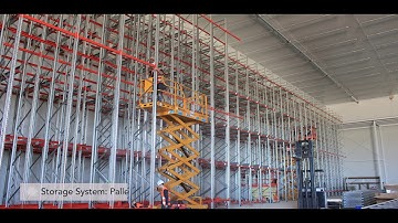 Time-lapse: Pallet Shuttle Racking System in Freezing Chamber for Virto Group - AR Racking