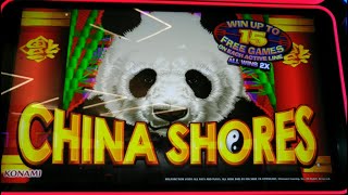 Playing Konami China Shores for the first time  Bet 30 cents, lost everything