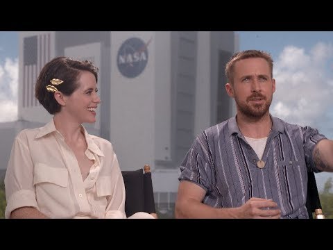 FIRST MAN interviews - Ryan Gosling, Claire Foy, Damien ...