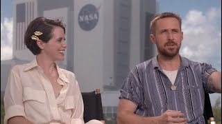 FIRST MAN interviews - Ryan Gosling, Claire Foy, Damien Chazelle, Mark and Rick Armstrong