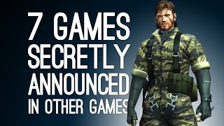 7 Games Secretly Announced in Other Games
