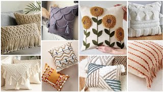 💥لديك خيوط صوف و قطعة قماش؟ اصنعي مخدات البوهيمية الراقية بابسط الافكار ❤️ #diy_boho #boho #خريف