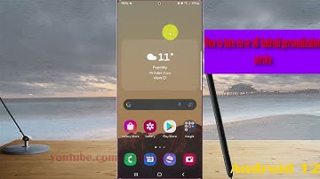 Samsung Galaxy S22 Ultra : How to turn on or off Android personalization service