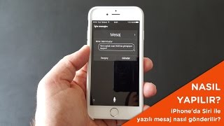 Siri ile iPhone'da yazılı mesaj nasıl gönderilir?