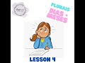 Plurais, dias + meses Lesson 4