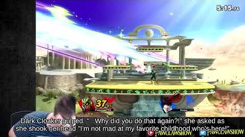 Combo Young Link holding Gust Bellows picking up Franklin Badge... SSB