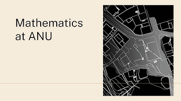 Mathematics at ANU