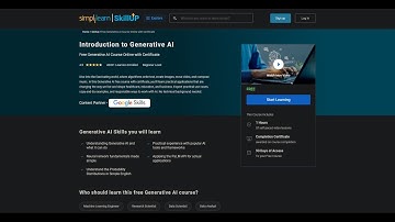 Introduction to Generative AI - Quiz Answers | Google, Simplilearn, and Skillup