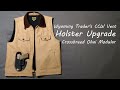 Wyoming Trader&#39;s CCW Vest Holster Upgrade with Crossbreed Ohai Modular Holster