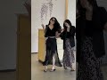 Black Outfit Vibes 🖤 Stylish Dance with Bestie
