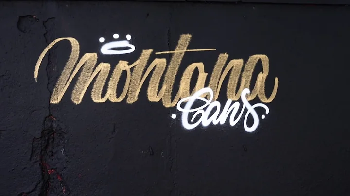 Montana Cans - New Colour - Marble Effect Gold | Art Lounge India