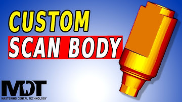 Create a Custom Scan Flag for 3D Printing in Exocad and Meshmixer