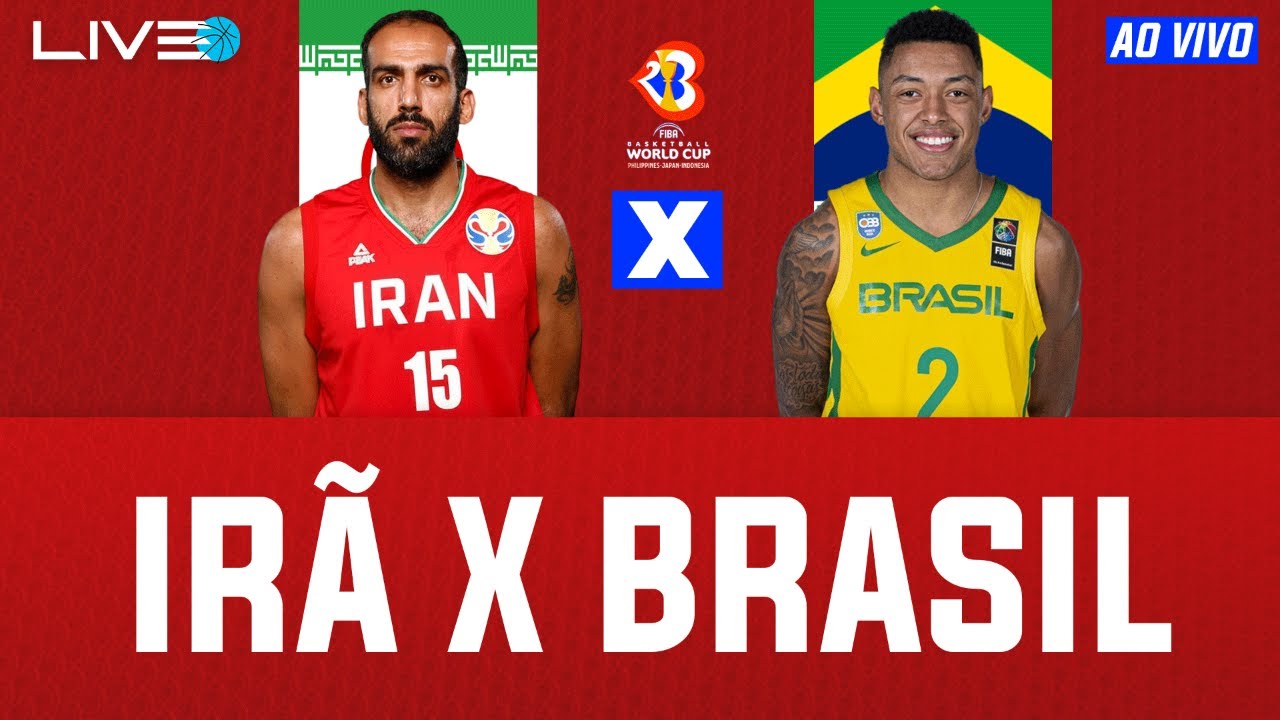 Brasil x Irã: onde assistir ao jogo da Copa do Mundo de Basquete