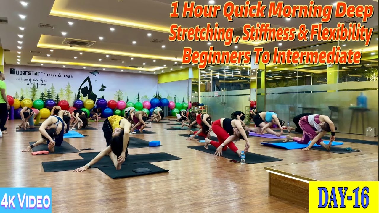 DAY-16 1 Hour Quick Morning Deep Stretching, Stiffness & Flexibility | Master Ranjeet Singh Bhatia |