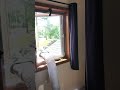 Venting a portable air conditioner through a casement window