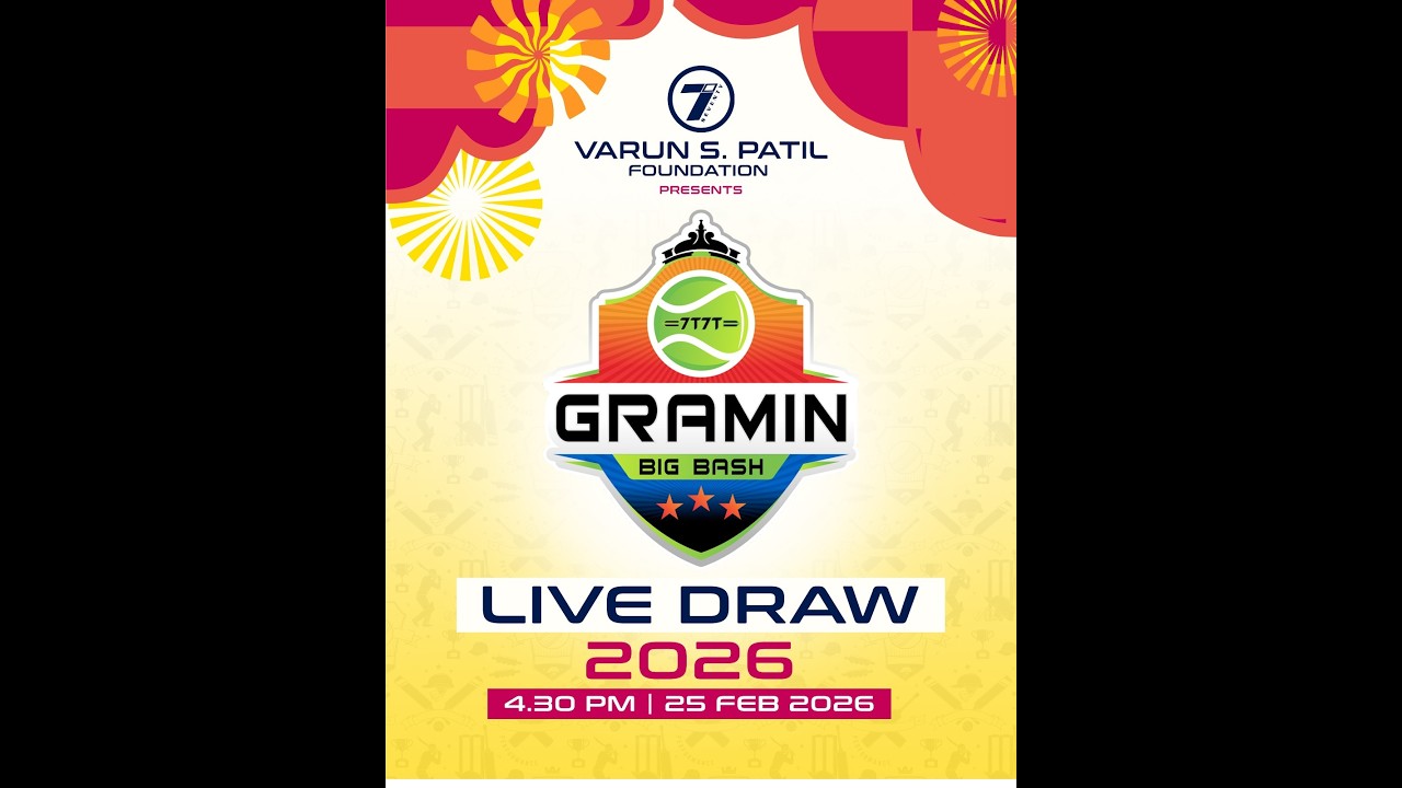 LIVE DRAW || GRAMIN DHAMAKA BIG BASH 2026 ||