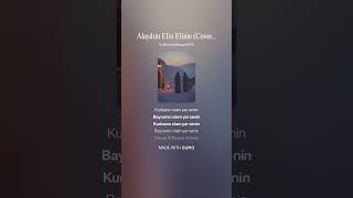 Alaydım Elin Elime Cover #müzik #muzikmania #covermusic #türküler #türkü #song