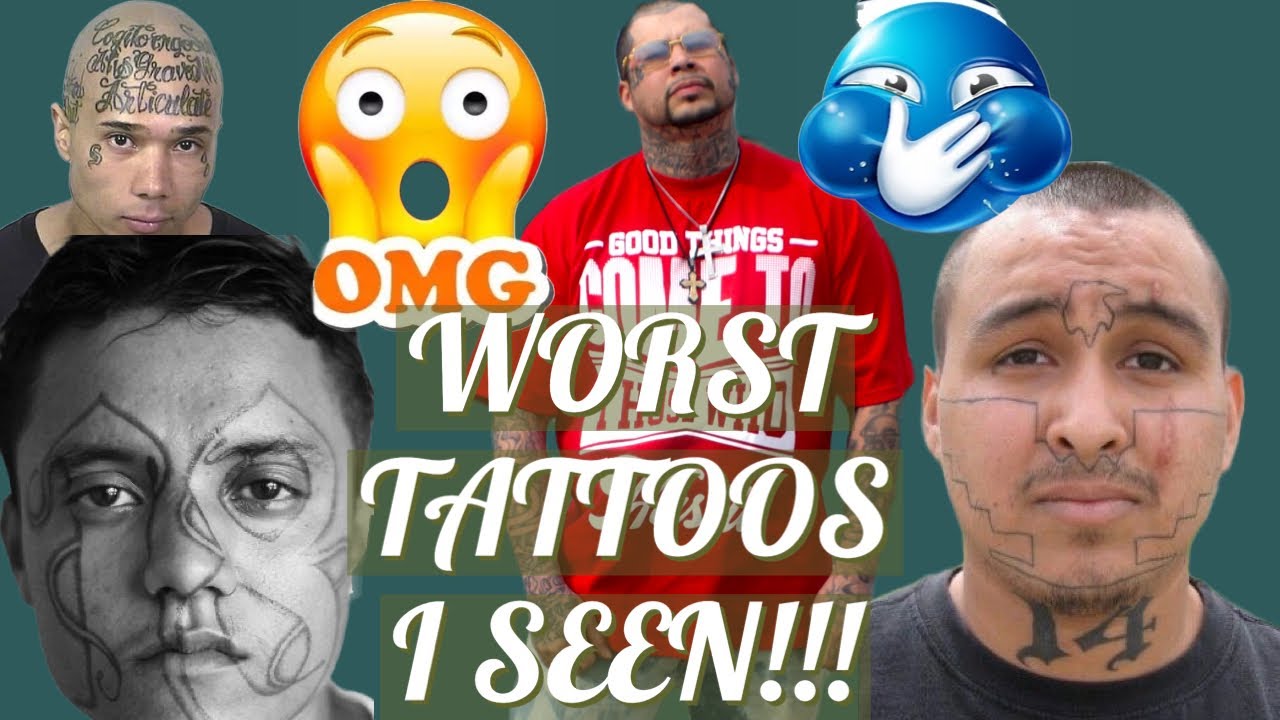 WORST TATTOOS I SEEN WHILE BUSTED😬😂😜😵👀