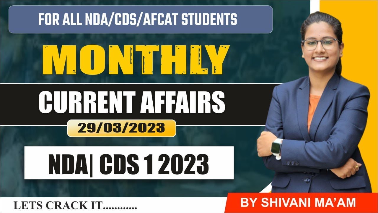Current Affairs COMPLETE 2022 || STATIC GK | MCQS | FOR NDA / CDS # ...