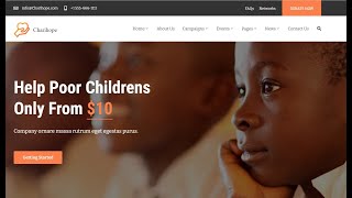 How to Make Charity Non Profit or Fundraising Website in WordPress? Charihope Theme Customization