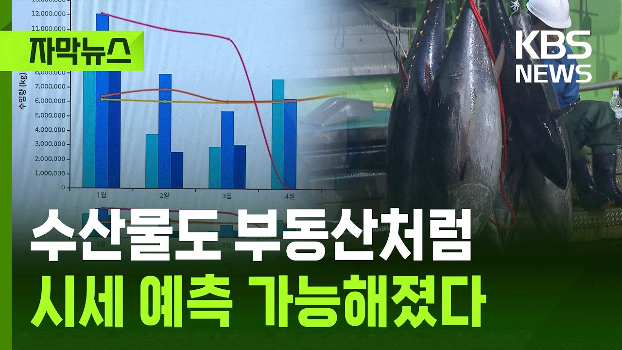 [자막뉴스] 수산물도 부동산처럼…시세 예측 가능해졌다 / KBS 2026.04.27