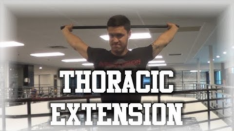 Thoracic Extension Mobility Routine