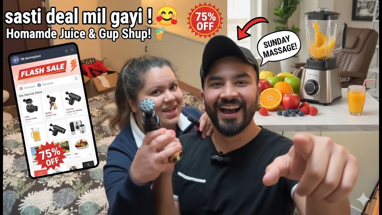 FB Marketplace pe mil gayi kamaal ki cheez! 😍Fresh Juice & Childhood Stories