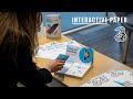 Interactive paper three store experience with a special touch