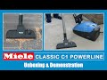 Miele C1 Classic Powerline Cylinder Vacuum Cleaner Unboxing &amp; Demonstration