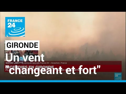 Incendies en Gironde : un vent 