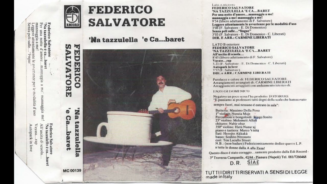 na tazzulella e cafè testo