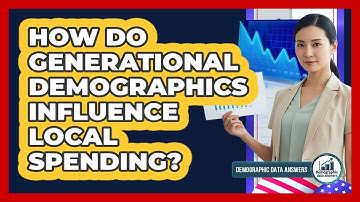 How do generational demographics influence local spending?