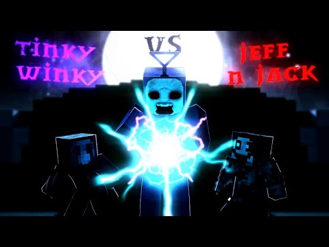 Tinky Winky Vs Jeff The Killer and Eyeless Jack | Minecraft Animation - Slendytubbies vs Creepypasta