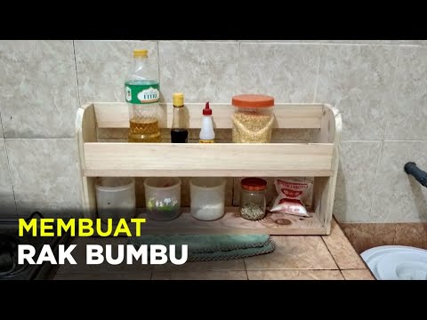 Membuat Rak  Bumbu  Dapur  dari  Kayu  Palet Jati Belanda YouTube