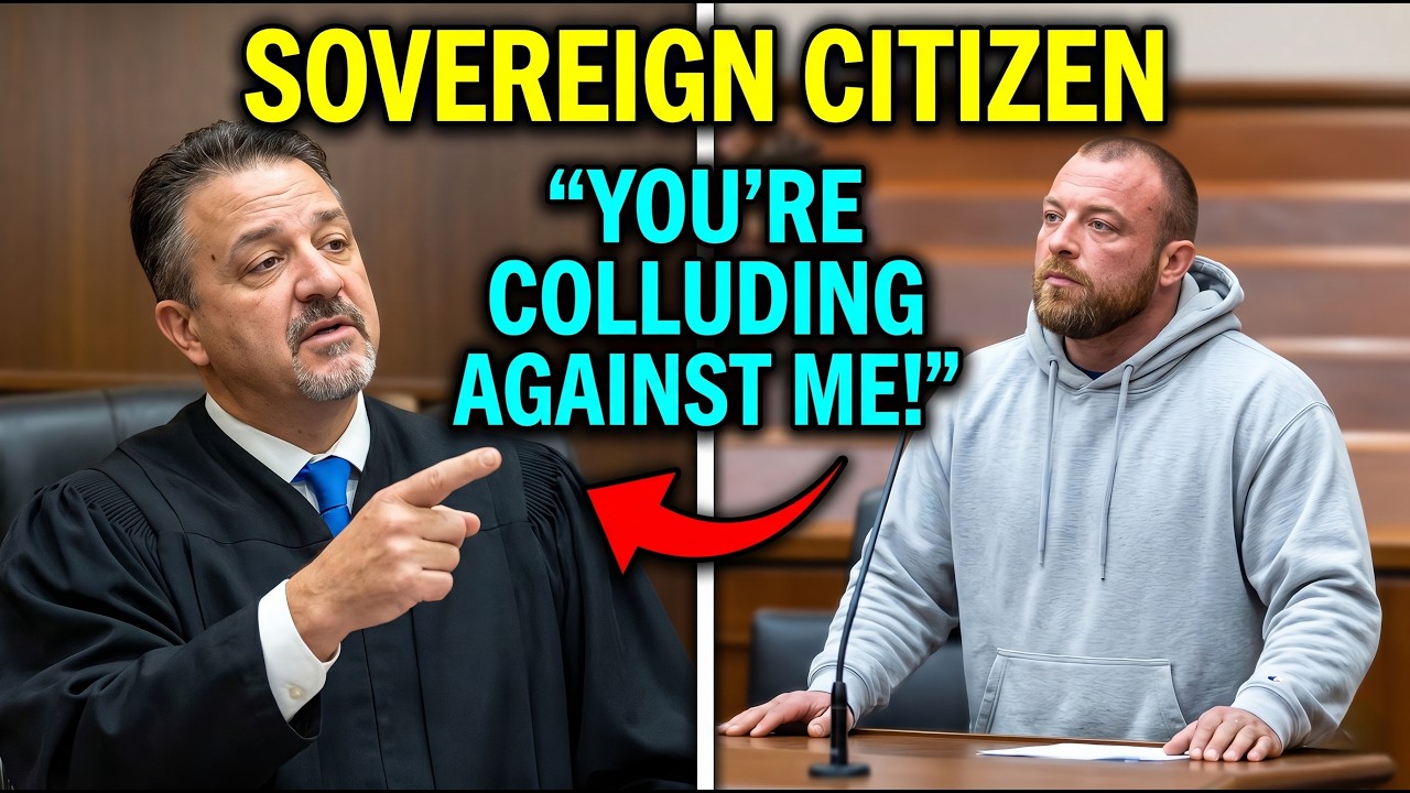Sovereign Citizen "You're Colluding With the Prosecutor!" — Judge Threatens Jail