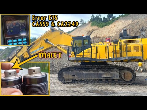 Excavator Low Power Error E15 (CA559&CA2249) || KOMATSU PC1250-8R
