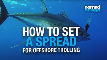 How to Set a Spread of Nomad Design Offshore Trolling Lures for tuna and wahoo