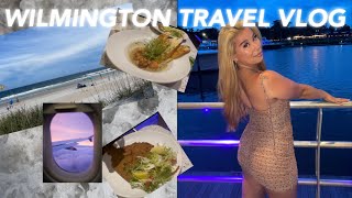 WILMINGTON, NC Travel Vlog | Girls Summer Beach Trip | ALMOST MISSED MY FLIGHT *a mess tbh lol*