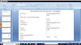 Control Statements in Java
