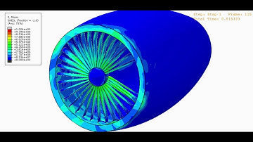 Fan Blade Out Finite Element Simulation in ABAQUS