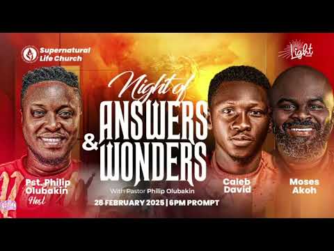 OJOCHENEMI- SING HALLELUJAH // NIGHT OF ANSWERS WITH PST PHILIP OLUBAKIN
