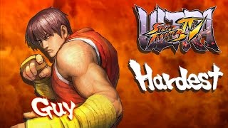 Ultra Street Fighter IV - Guy Arcade Mode (HARDEST)
