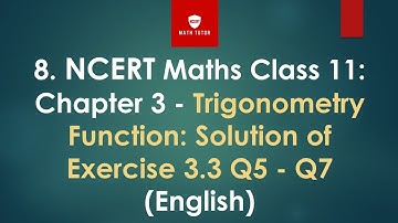 1st puc maths exercise 3.3 Questions 5 to 7 in English|class 11 maths exercise 3.3 Q5 to Q7 English
