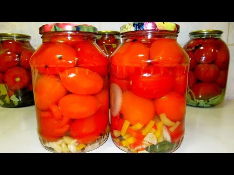Мои любимые помидоры! Вкус божественный! / Tomatoes for winter! Very tasty!