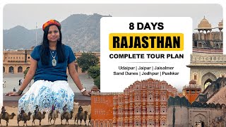 Rajasthan Complete Travel Guide: 7 Days | Jaipur, Udaipur, Jaisalmer, Jodhpur, Sand Dunes & Pushkar"