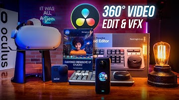 DaVinci Resolve と Fusion FREE を使用して 360° ビデオにテキスト、ロゴ、またはビデオアニメーションを追加する方法