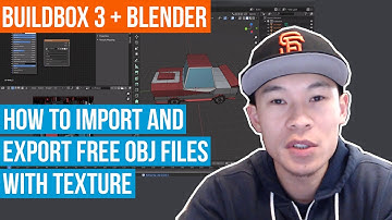 How To Import And Export Free 3D OBJ File With Texture Using Blender 2.8 with Buildbox 3 - Object