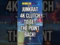 I never play junkrat but when I do... #overwatch #gaming #multiplayer #twitch #shorts