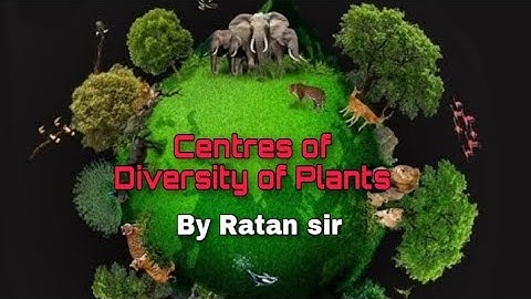 For B.sc 4th semester,unit 1st-Centres of Diversity of Plants